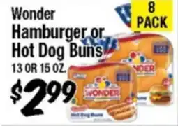 Western Beef Wonder Hamburger or Hot Dog Buns offer