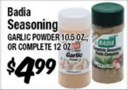 Western Beef Badia Seasoning GARLIC POWDER 10.5 OZ., OR COMPLETE 12 OZ offer