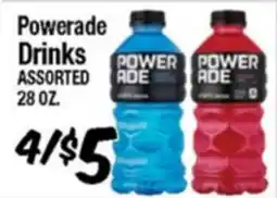 Western Beef Powerade Drinks offer