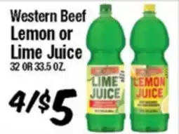 Western Beef Western Beef Lemon or Lime Juice offer