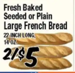 Western Beef Fresh Baked Seeded or Plain Large French Bread offer