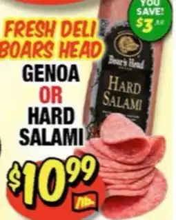 Western Beef GENOA OR HARD SALAMI offer
