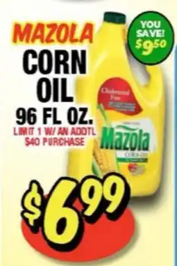 Western Beef MAZOLA CORN OIL offer