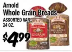 Western Beef Arnold Whole Grain Breads offer
