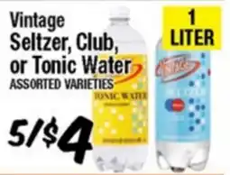 Western Beef Vintage Seltzer, Club, or Tonic Water offer