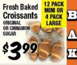 Western Beef Fresh Baked Croissants offer