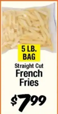 Western Beef Straight Cut French Fries offer