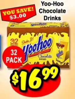 Western Beef Yoo-Hoo Chocolate Drinks offer