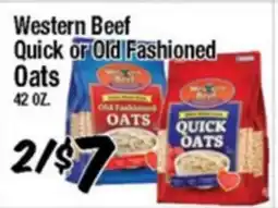 Western Beef Western Beef Quick or Old Fashioned Oats offer