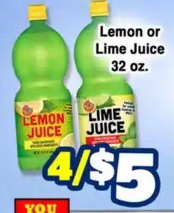 Western Beef Lemon or Lime Juice offer