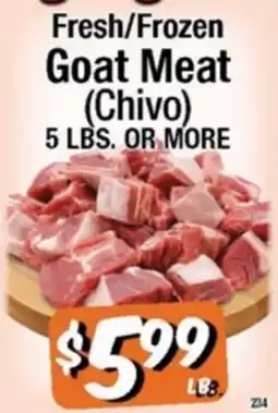 Western Beef Fresh/Frozen Goat Meat (Chivo) offer