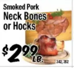 Western Beef Smoked Pork Neck Bones or Hocks offer