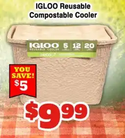 Western Beef IGLOO Reusable Compostable Cooler offer