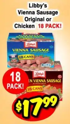 Western Beef Libby's Vienna Sausage Original or Chicken offer