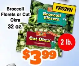 Western Beef Broccoli Florets or Cut Okra offer