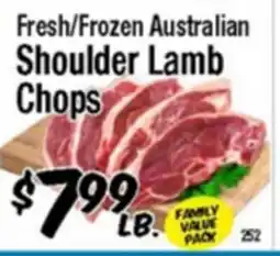 Western Beef Fresh/Frozen Australian Shoulder Lamb Chops offer