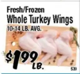 Western Beef Fresh/Frozen Whole Turkey Wings offer