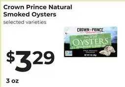 Lifethyme Crown Prince Natural Smoked Oysters offer