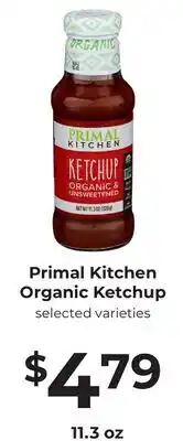 Lifethyme Primal Kitchen Organic Ketchup offer