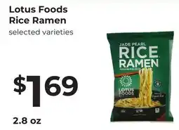 Lifethyme Lotus Foods Rice Ramen offer