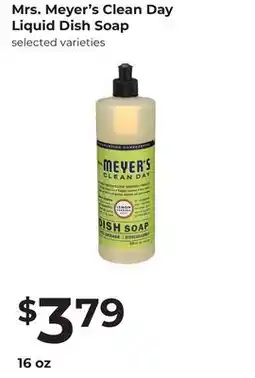 Lifethyme Mrs. Meyer's Clean Day Liquid Dish Soap offer