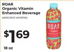 Lifethyme ROAR Organic Vitamin Enhanced Beverage offer