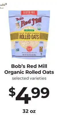 Lifethyme Bob's Red Mill Organic Rolled Oats offer