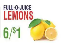 Circus Fruits FULL-O-JUICE LEMONS offer
