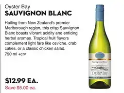 Bristol Farms Oyster Bay SAUVIGNON BLANC offer