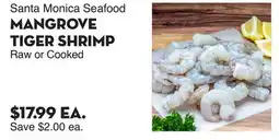 Bristol Farms MANGROVE TIGER SHRIMP offer