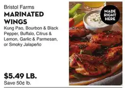 Bristol Farms Bristol Farms MARINATED WINGS offer