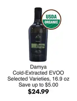 Bristol Farms Damya Cold-Extracted EVOO offer