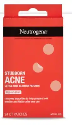 CVS Neutrogena stubborn acne patch 24 ct offer