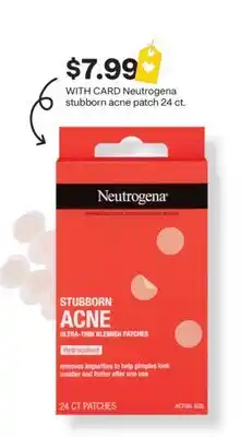 CVS Neutrogena stubborn acne patch 24 ct offer