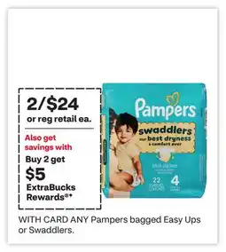 CVS ANY Pampers bagged Easy Ups or Swaddlers offer