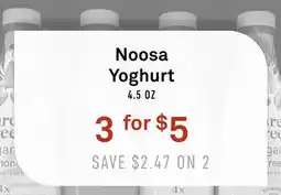 Standard Market Noosa Yoghurt offer