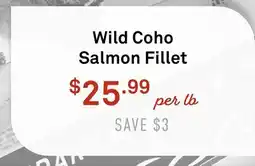 Standard Market Wild Coho Salmon Fillet offer