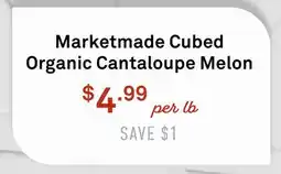 Standard Market Marketmade Cubed Organic Cantaloupe Melon offer