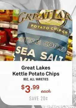 Standard Market Great Lakes Kettle Potato Chips offer