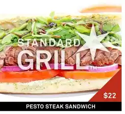 Standard Market PESTO STEAK SANDWICH offer