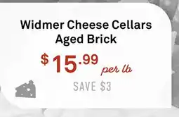 Standard Market Widmer Cheese Cellars Aged Brick offer