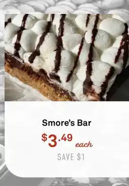 Standard Market Smore's Bar offer