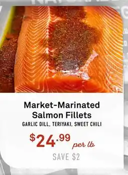 Standard Market Market-Marinated Salmon Fillets offer