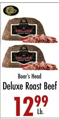 Garden Fresh Market Boar's Head Deluxe Roast Beef offer