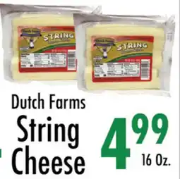 Garden Fresh Market Dutch Farms String Cheese offer