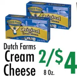 Garden Fresh Market Dutch Farms Cream Cheese offer