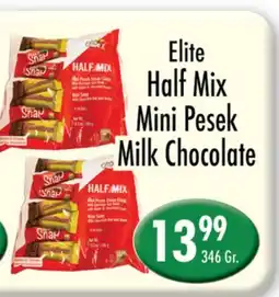 Garden Fresh Market Elite Half Mix Mini Pesek Milk Chocolate offer