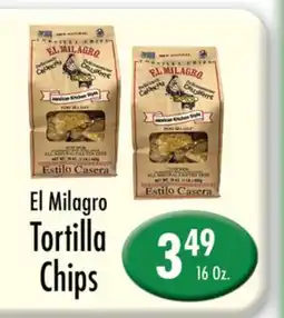Garden Fresh Market El Milagro Tortilla Chips offer