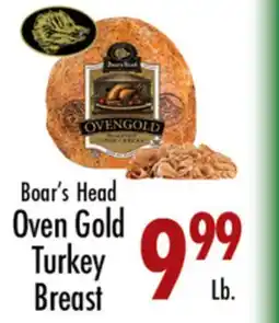 Garden Fresh Market Boar's Head Oven Gold Turkey Breast offer