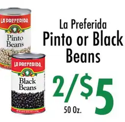 Garden Fresh Market La Preferida Pinto or Black Beans offer